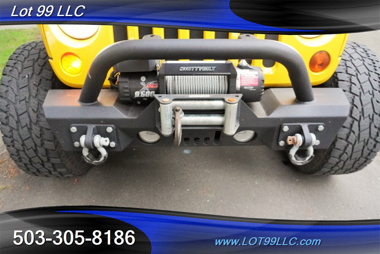 2011 Jeep Wrangler Sahara Unlimited 4X4 V6 Auto HARD TOP WINCH LIFTED Black Premium Wheels Newer Tires Bumpers - Photo 22 - Milwaukie, OR 97267