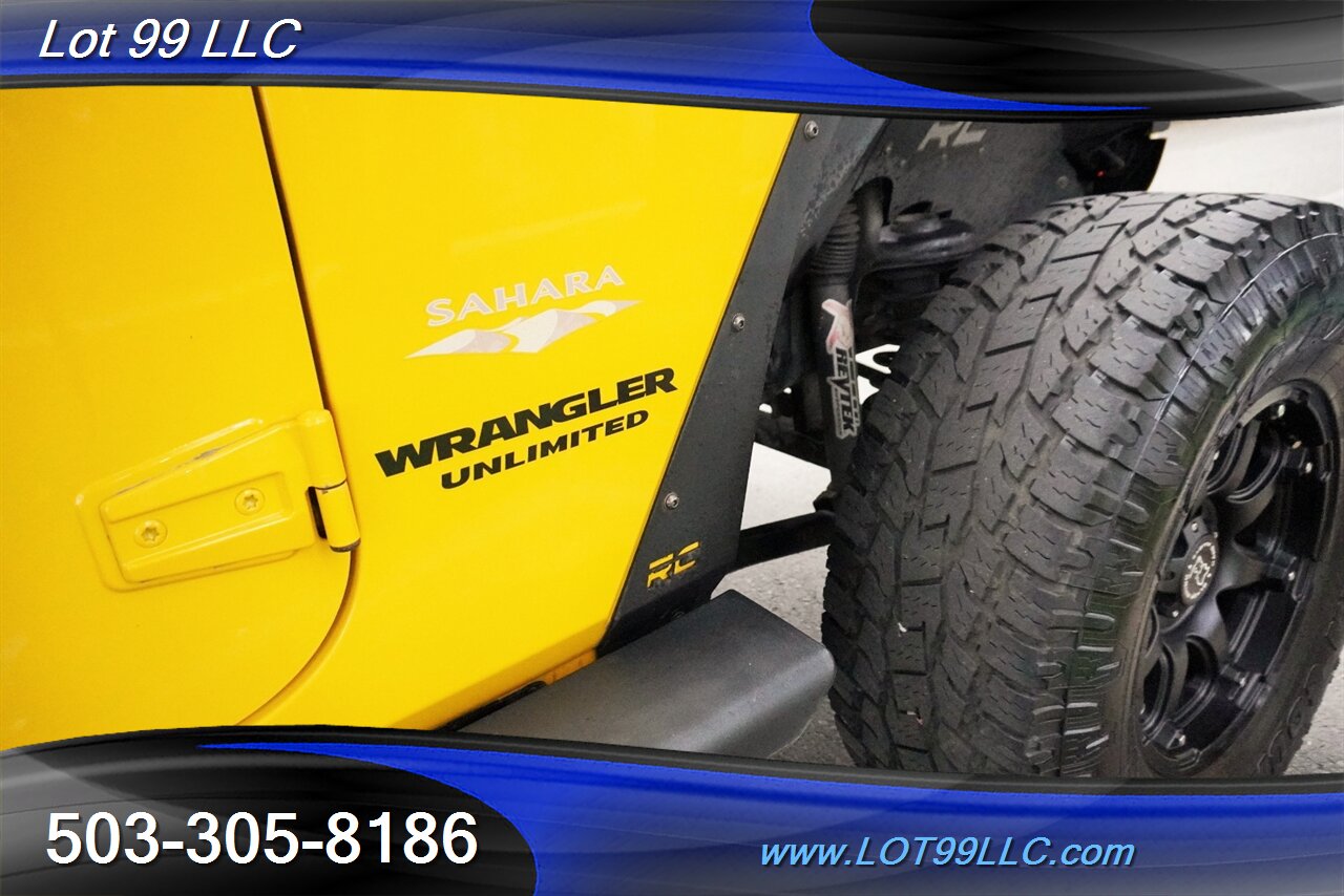2011 Jeep Wrangler Sahara Unlimited 4X4 V6 Auto HARD TOP WINCH LIFTED Black Premium Wheels Newer Tires Bumpers - Photo 4 - Milwaukie, OR 97267