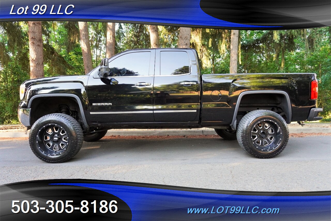 2014 GMC Sierra 1500 SLT 4X4 Double Cab V8 5.3L Auto Heated Leather  LIFTED 20S Black Wheels Newer TIRES - Photo 1 - Milwaukie, OR 97267