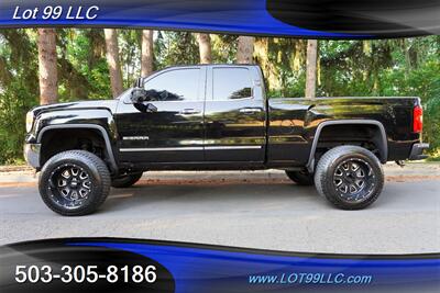 2014 GMC Sierra 1500 SLT 4X4 Double Cab V8 5.3L Auto Heated Leather  LIFTED 20S Black Wheels Newer TIRES Truck