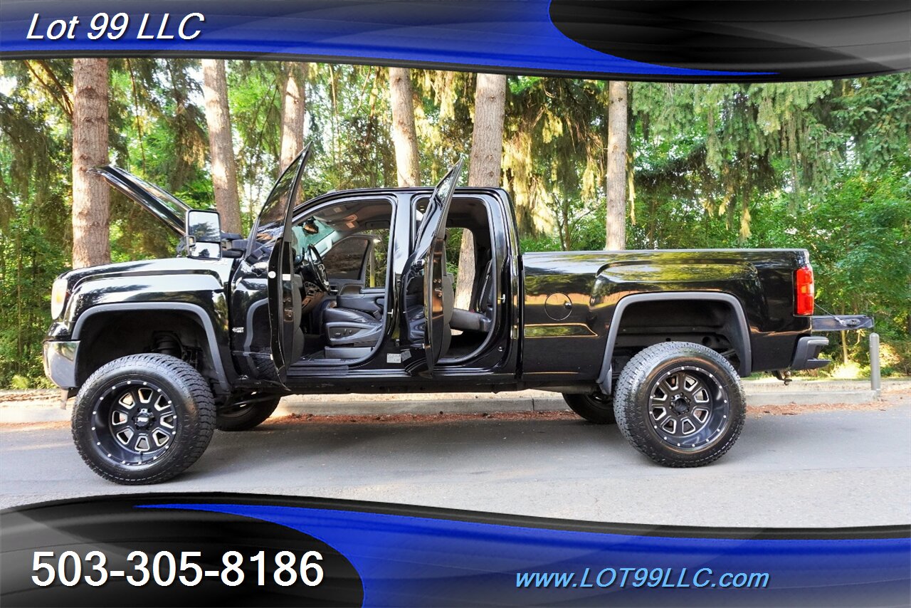 2014 GMC Sierra 1500 SLT 4X4 Double Cab V8 5.3L Auto Heated Leather  LIFTED 20S Black Wheels Newer TIRES - Photo 26 - Milwaukie, OR 97267
