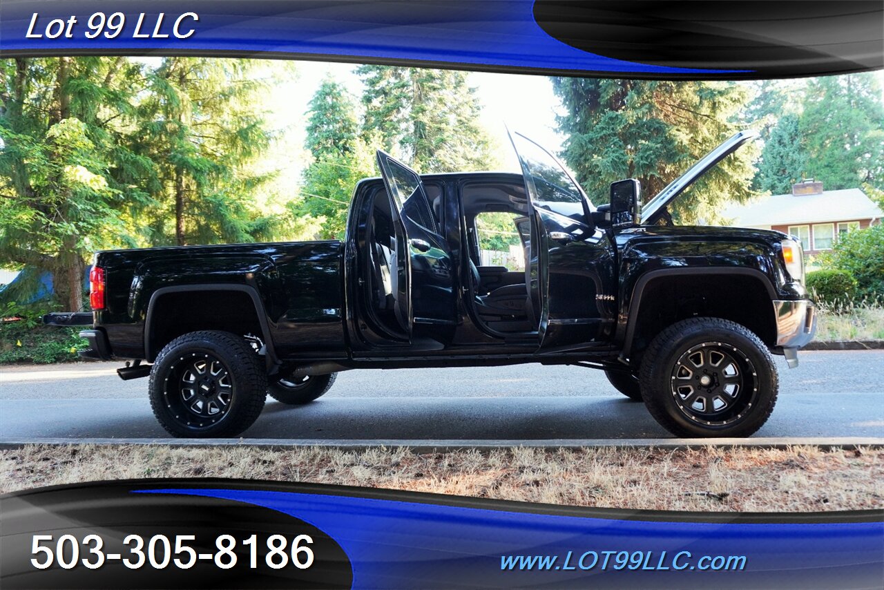 2014 GMC Sierra 1500 SLT 4X4 Double Cab V8 5.3L Auto Heated Leather  LIFTED 20S Black Wheels Newer TIRES - Photo 28 - Milwaukie, OR 97267