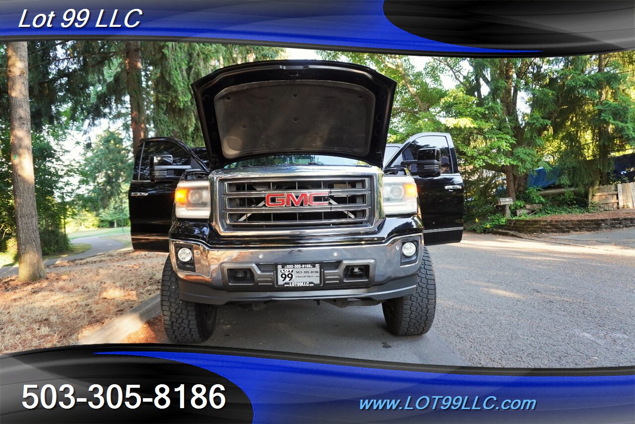 2014 GMC Sierra 1500 SLT 4X4 Double Cab V8 5.3L Auto Heated Leather  LIFTED 20S Black Wheels Newer TIRES - Photo 27 - Milwaukie, OR 97267