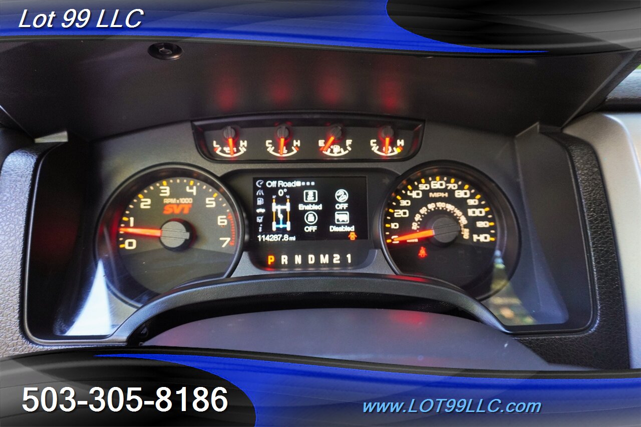 2014 Ford F-150 SVT Raptor 4X4 V8 6.2L SUPERCHARGED Leather GPS Moon Roof LIFTED 20 FUEL Wheels - Photo 21 - Milwaukie, OR 97267