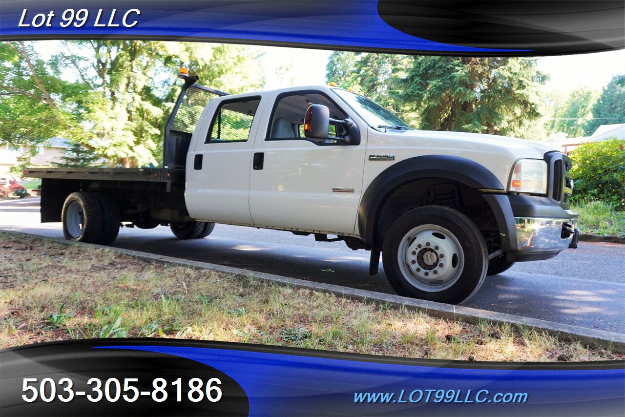 2007 Ford F-550 4X4 XL Dually Super Duty POWER STROKE FLAT BED  2 OWNERS Local Trade Super Clean - Photo 7 - Milwaukie, OR 97267