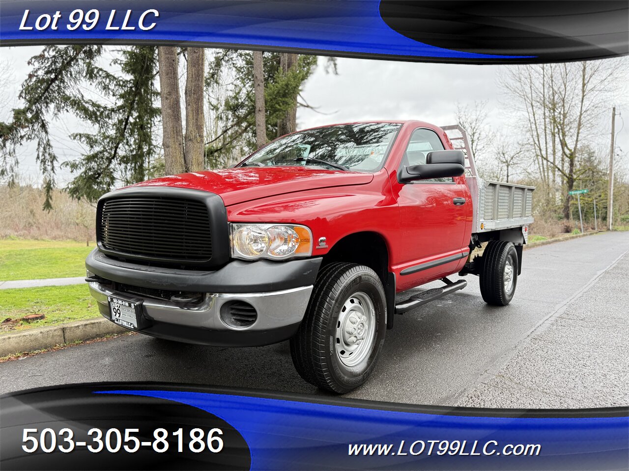 2004 Dodge Ram 2500 4x4 5.9 Cummins Diesel 6 Speed Manual Flatbed   - Photo 4 - Milwaukie, OR 97267