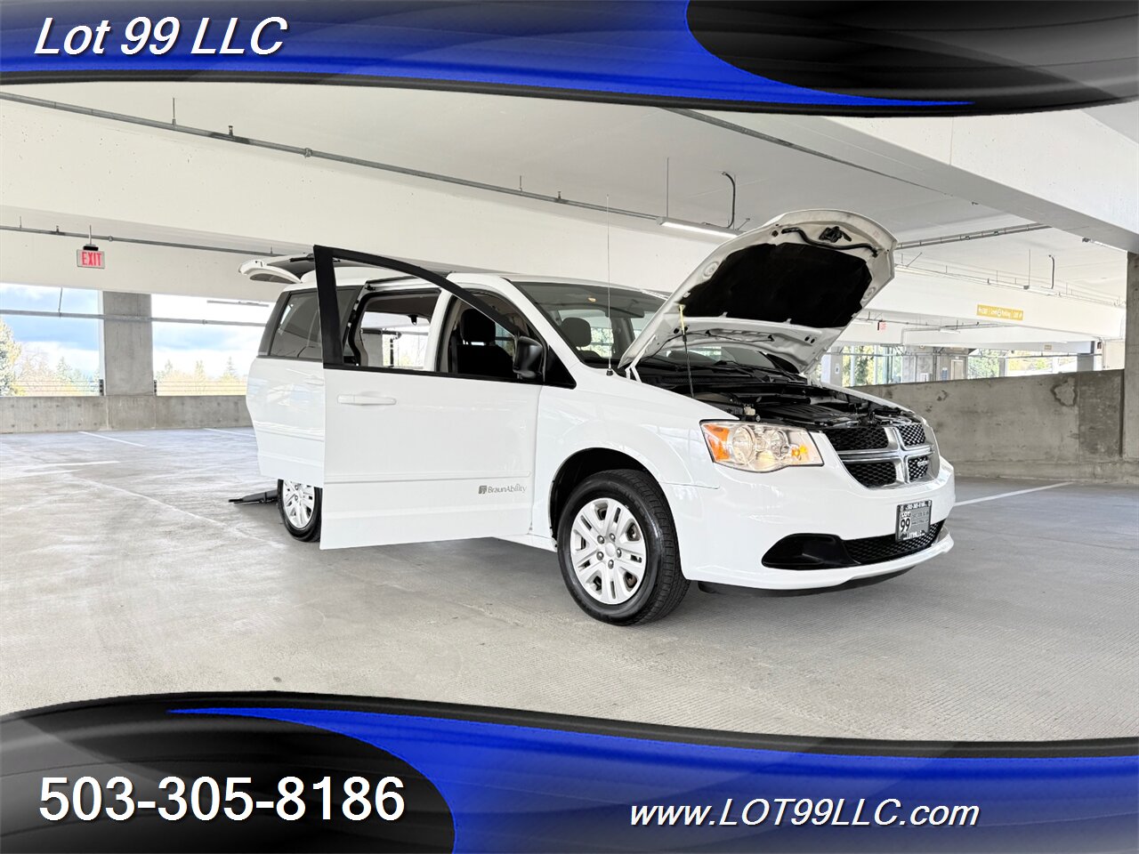 2017 Dodge Grand Caravan SE ** WHEELCHAIR VAN **REAR RAMP BraunAbility Rear Bumper Fold Out Ramp - Photo 41 - Milwaukie, OR 97267