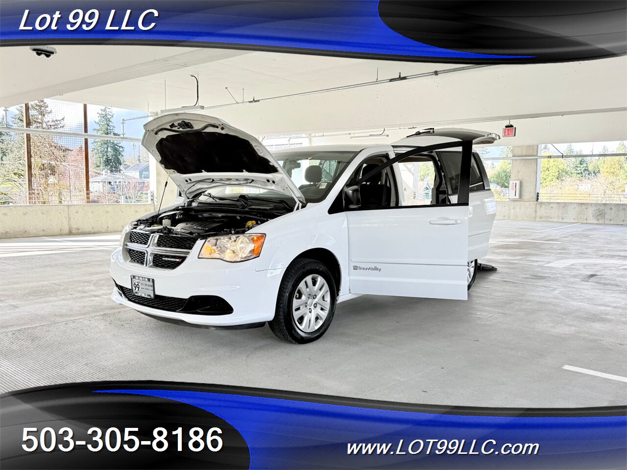 2017 Dodge Grand Caravan SE ** WHEELCHAIR VAN **REAR RAMP BraunAbility Rear Bumper Fold Out Ramp - Photo 36 - Milwaukie, OR 97267