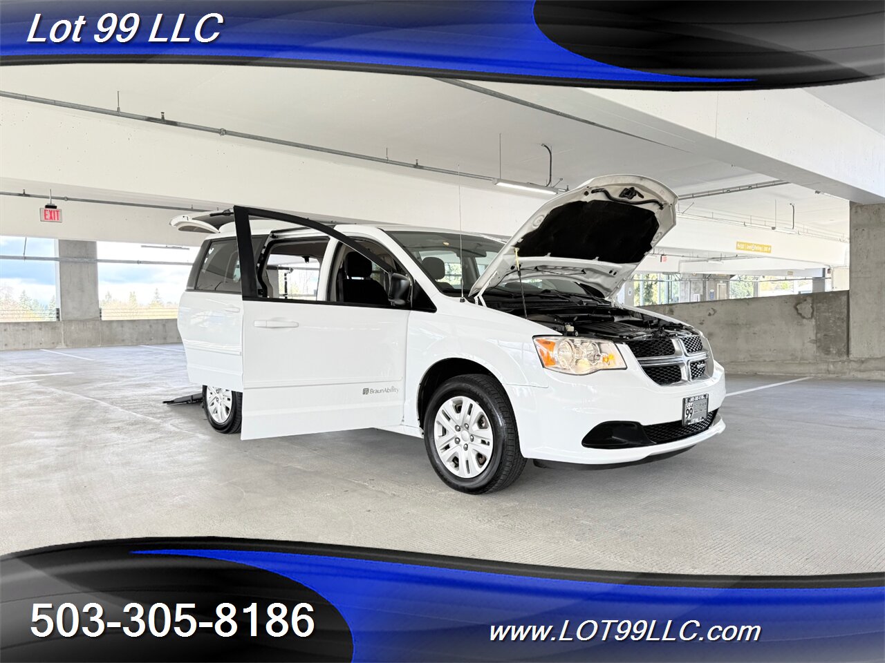 2017 Dodge Grand Caravan SE ** WHEELCHAIR VAN **REAR RAMP BraunAbility Rear Bumper Fold Out Ramp - Photo 40 - Milwaukie, OR 97267