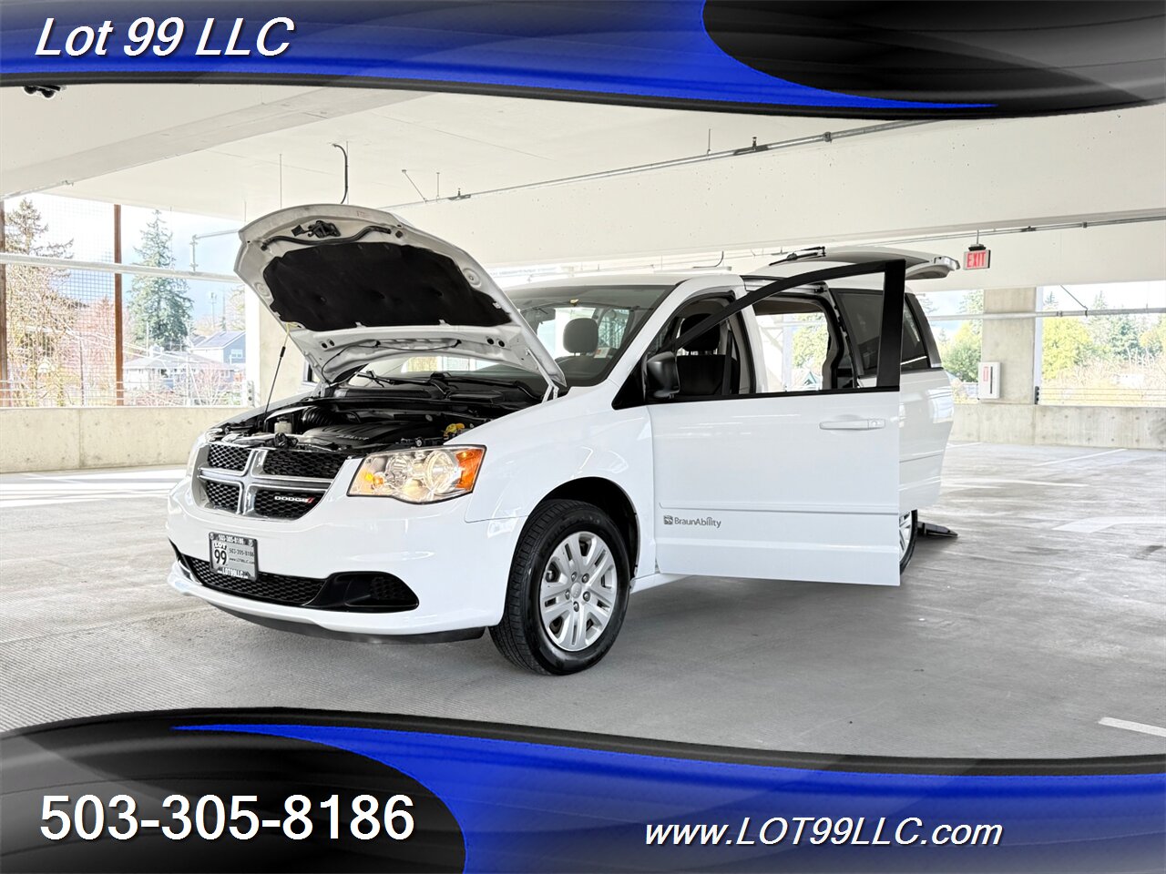 2017 Dodge Grand Caravan SE ** WHEELCHAIR VAN **REAR RAMP BraunAbility Rear Bumper Fold Out Ramp - Photo 35 - Milwaukie, OR 97267