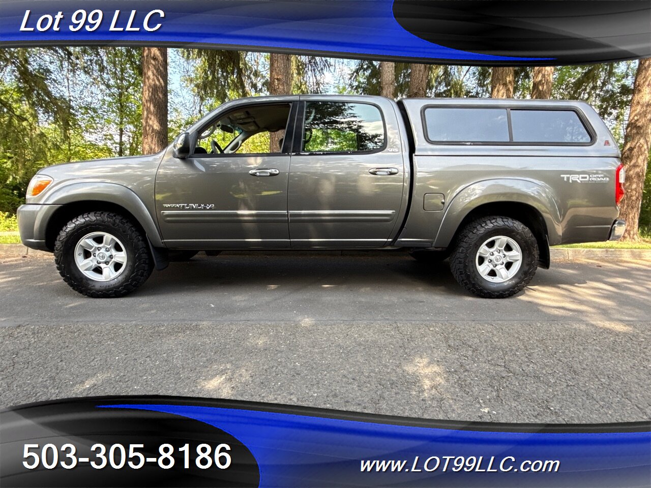 2005 Toyota Tundra SR5 Double Cab 132K 4.7L V8 Leer Canopy BFG's - Photo 1 - Milwaukie, OR 97267