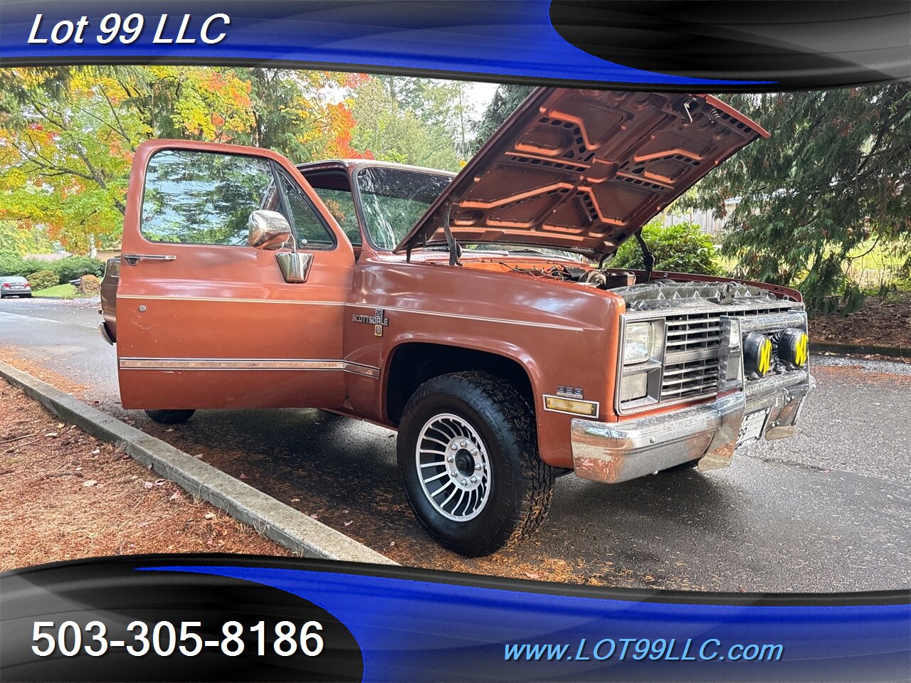 1983 Chevrolet C/K 20 Series C20 Scottsdale Long Bed NO RUST Turbine Wheels   - Photo 32 - Milwaukie, OR 97267