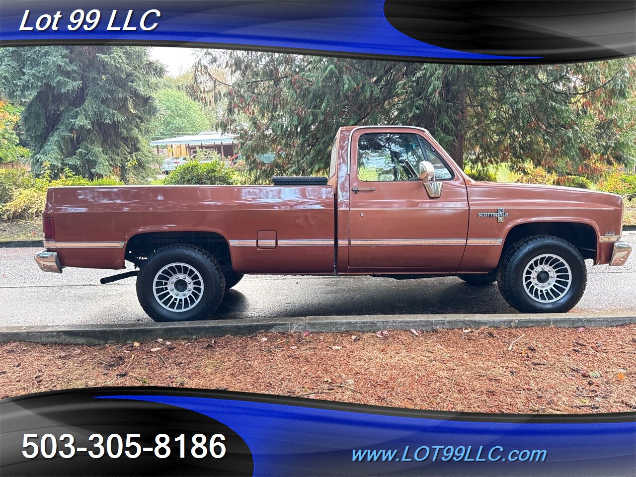 1983 Chevrolet C/K 20 Series C20 Scottsdale Long Bed NO RUST Turbine Wheels   - Photo 5 - Milwaukie, OR 97267