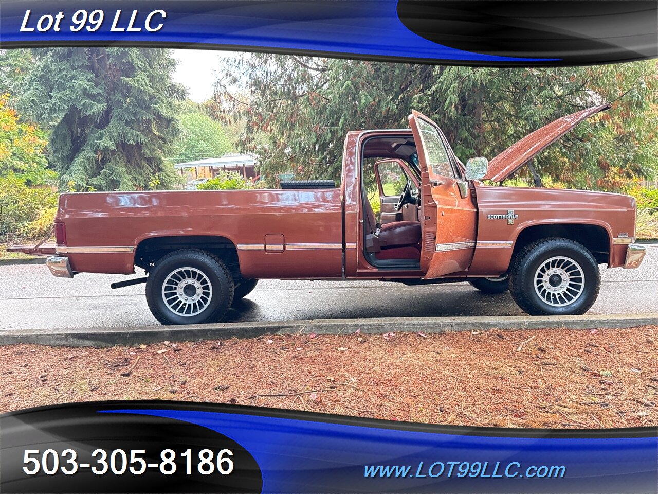 1983 Chevrolet C/K 20 Series C20 Scottsdale Long Bed NO RUST Turbine Wheels   - Photo 18 - Milwaukie, OR 97267