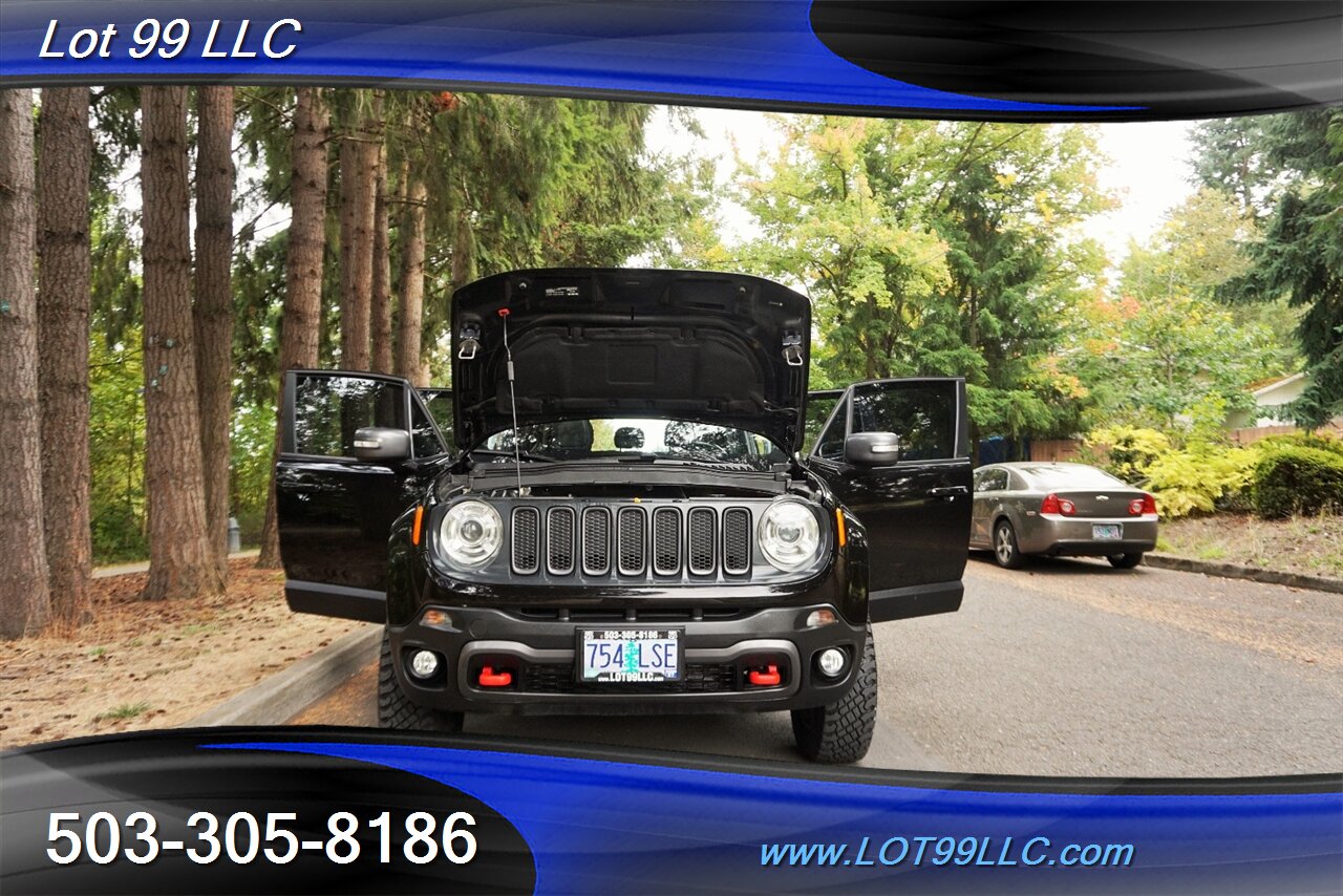 2018 Jeep Renegade Trailhawk 4X4 59K Leather Pano GPS LIFTED 1 OWNER   - Photo 27 - Milwaukie, OR 97267