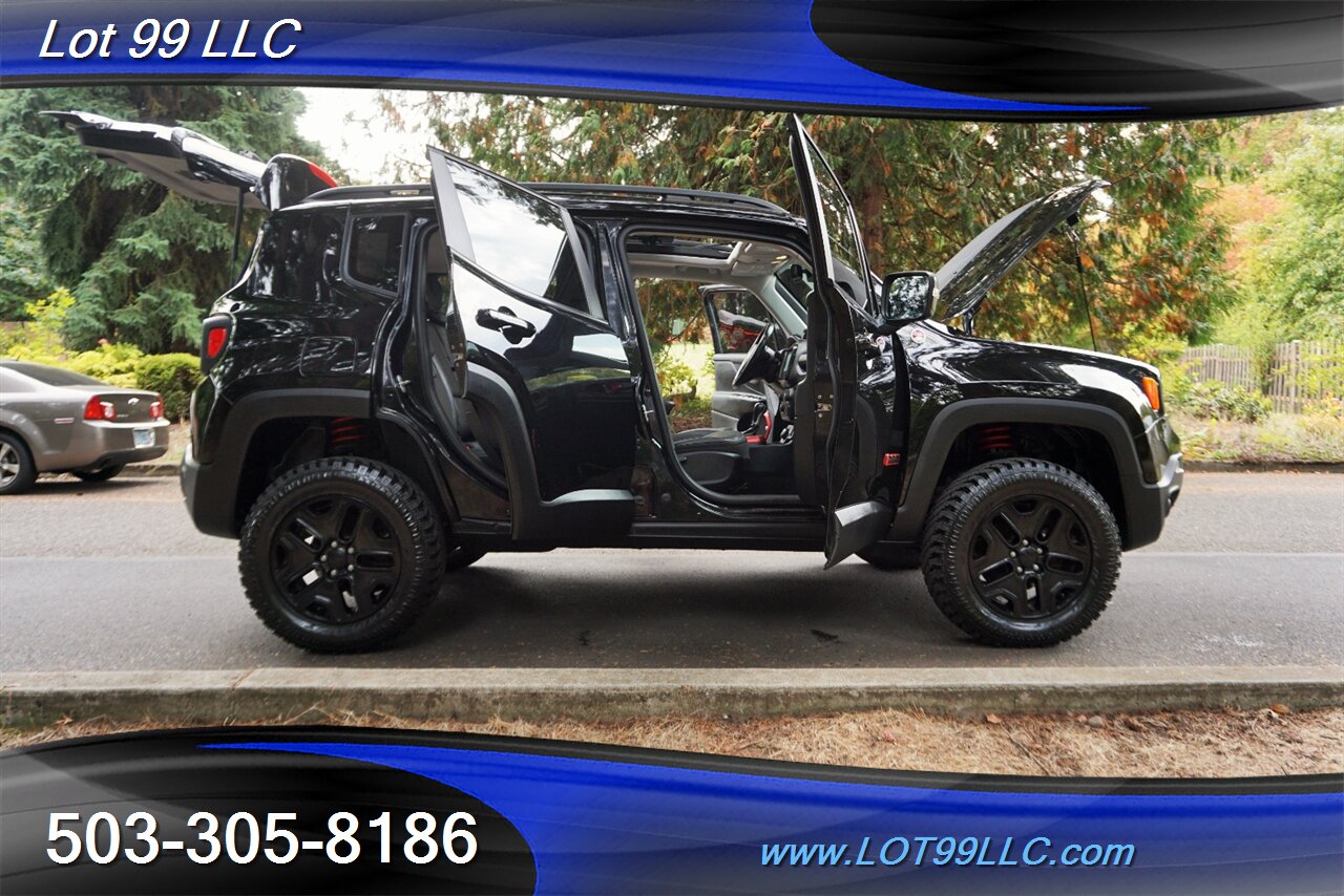 2018 Jeep Renegade Trailhawk 4X4 59K Leather Pano GPS LIFTED 1 OWNER   - Photo 28 - Milwaukie, OR 97267
