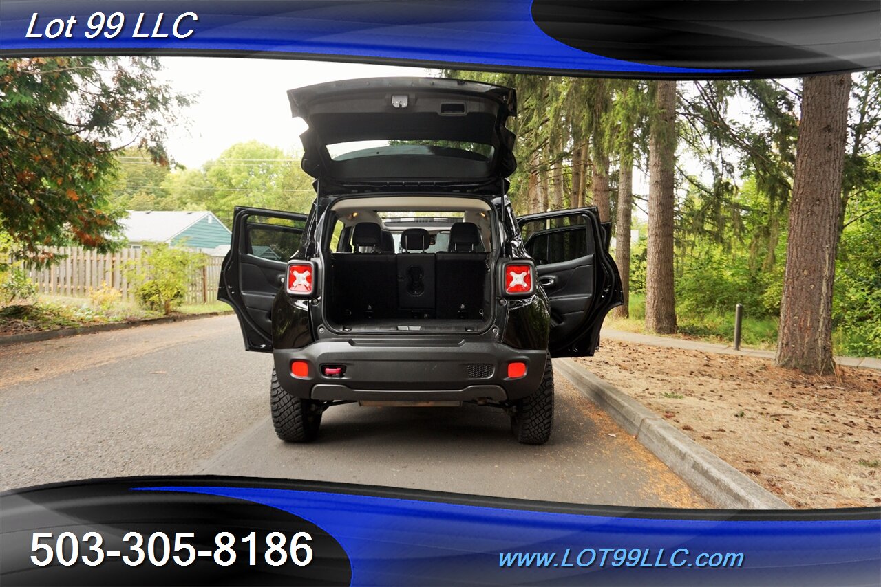 2018 Jeep Renegade Trailhawk 4X4 59K Leather Pano GPS LIFTED 1 OWNER   - Photo 29 - Milwaukie, OR 97267
