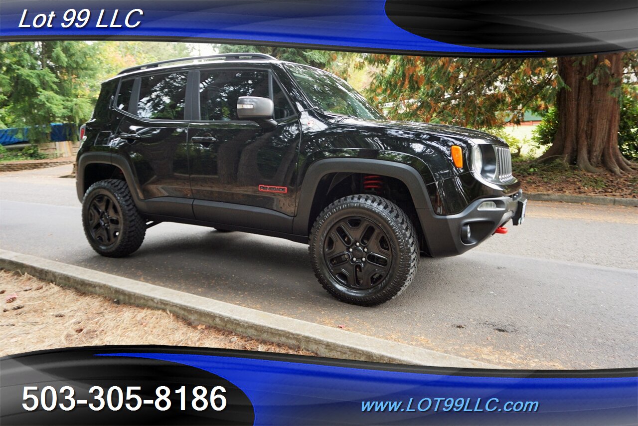 2018 Jeep Renegade Trailhawk 4X4 59K Leather Pano GPS LIFTED 1 OWNER   - Photo 7 - Milwaukie, OR 97267