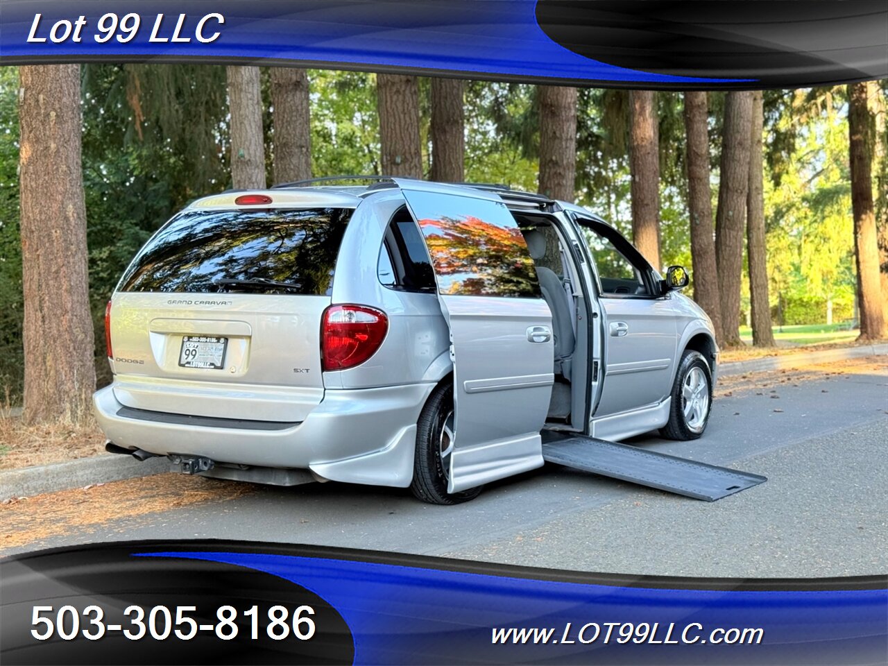 2007 Dodge Grand Caravan SXT ** WHEELCHAIR VAN ** NEW TIRES Lowered Floor   - Photo 46 - Milwaukie, OR 97267