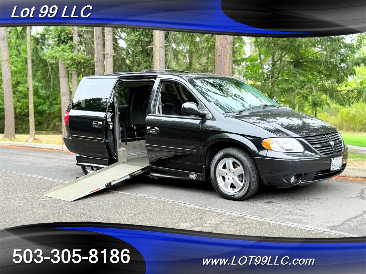 2005 Dodge Grand Caravan SXT 62k Miles Wheelchair Van New Tires Leather  Power Doors Power Ramp - Photo 22 - Milwaukie, OR 97267