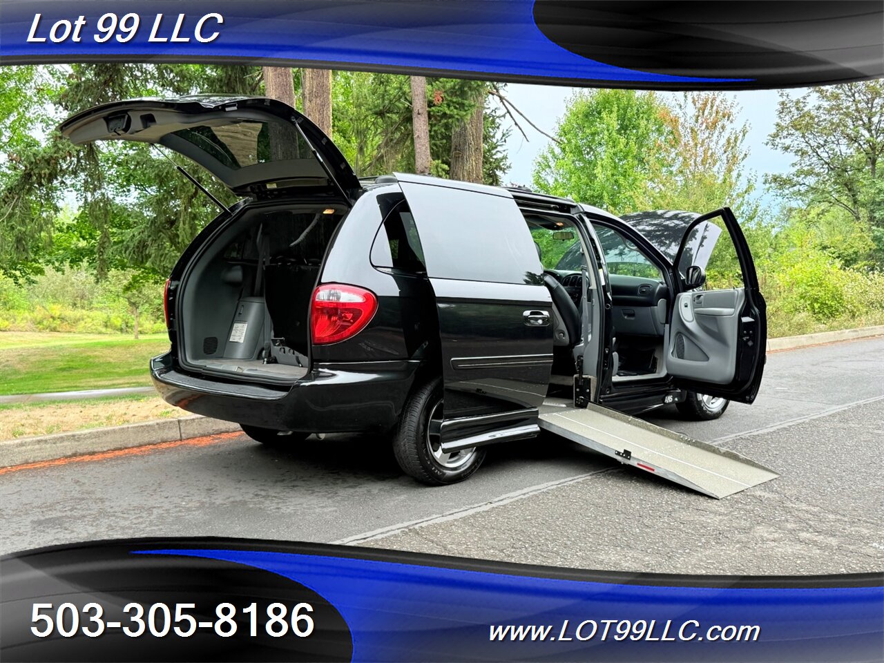 2005 Dodge Grand Caravan SXT 62k Miles Wheelchair Van New Tires Leather  Power Doors Power Ramp - Photo 47 - Milwaukie, OR 97267