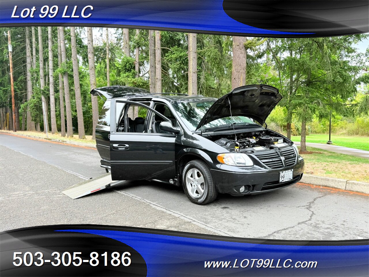 2005 Dodge Grand Caravan SXT 62k Miles Wheelchair Van New Tires Leather  Power Doors Power Ramp - Photo 45 - Milwaukie, OR 97267