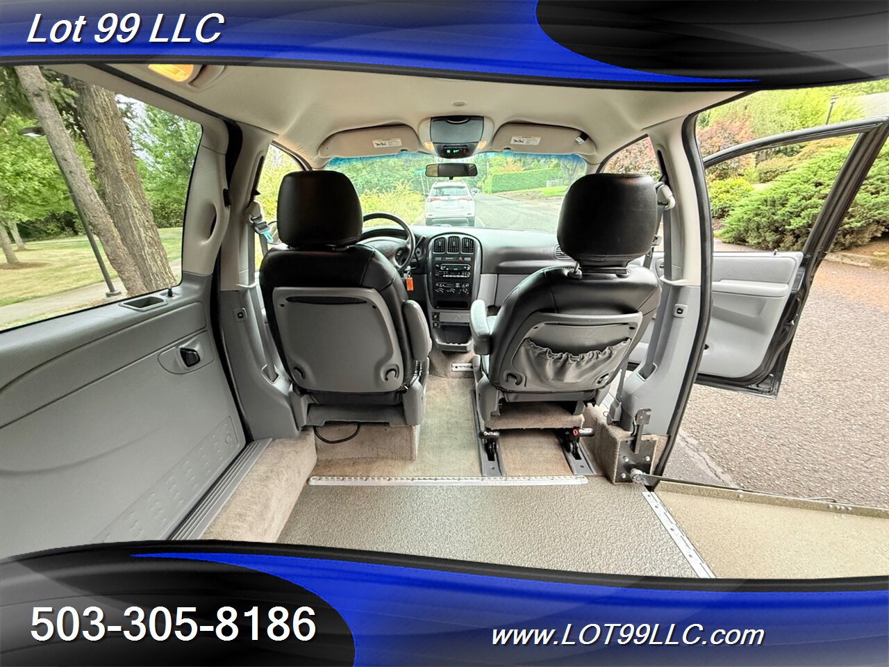 2005 Dodge Grand Caravan SXT 62k Miles Wheelchair Van New Tires Leather  Power Doors Power Ramp - Photo 38 - Milwaukie, OR 97267