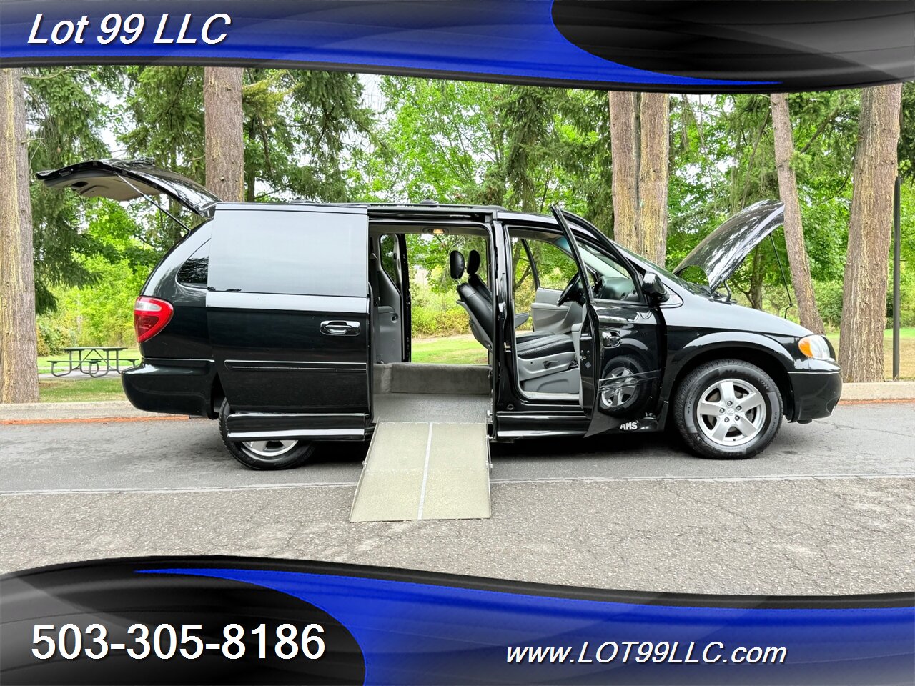 2005 Dodge Grand Caravan SXT 62k Miles Wheelchair Van New Tires Leather  Power Doors Power Ramp - Photo 48 - Milwaukie, OR 97267
