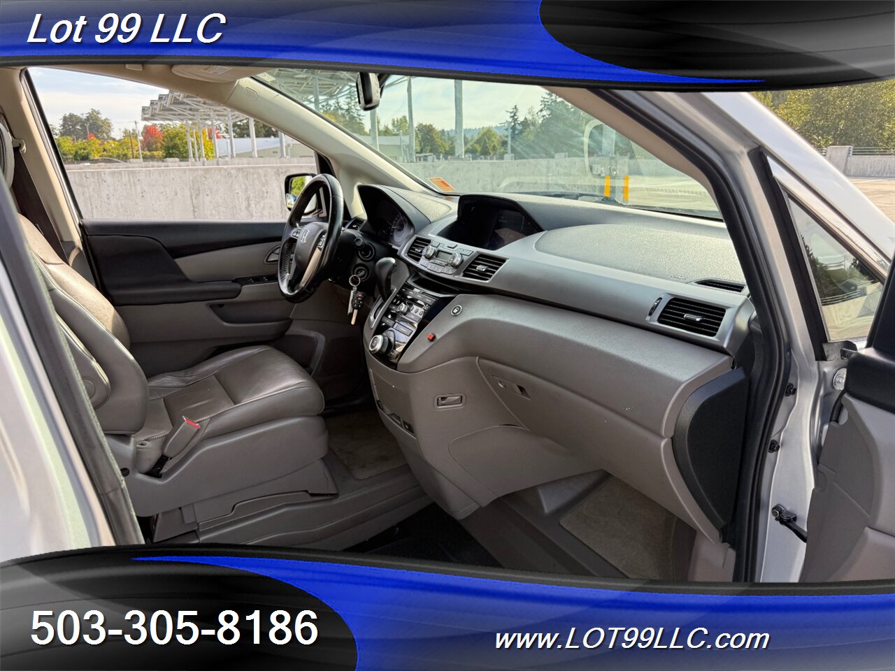 2013 Honda Odyssey EX-L WHEELCHAIR VAN Heated Leather 30 " Power Ramp Kneeling Dual Power Sliding Doors Power Hatch BackUp Camera Moon Roof - Photo 45 - Milwaukie, OR 97267