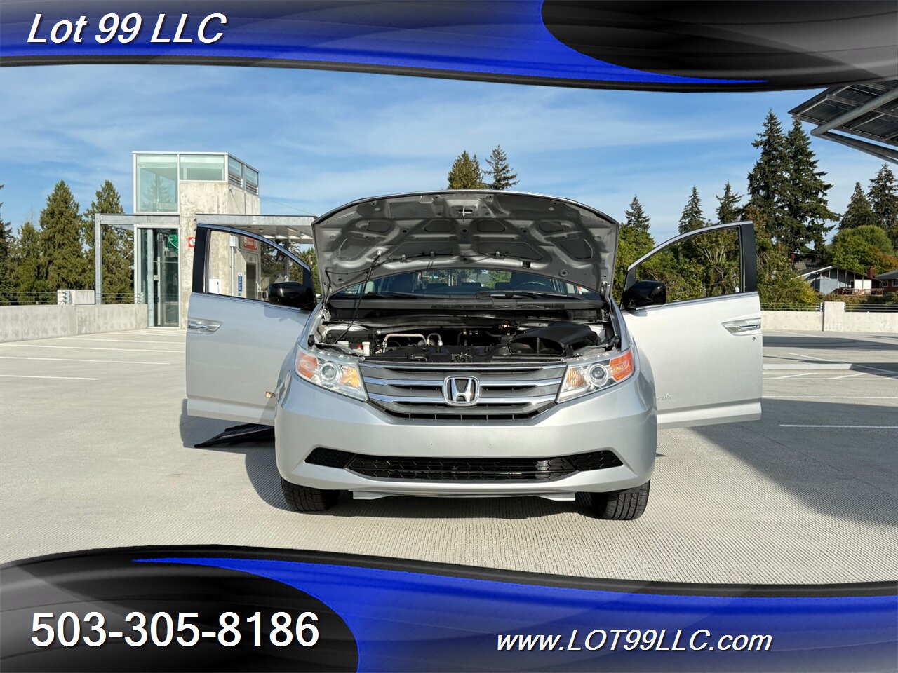 2013 Honda Odyssey EX-L WHEELCHAIR VAN Heated Leather 30 " Power Ramp Kneeling Dual Power Sliding Doors Power Hatch BackUp Camera Moon Roof - Photo 28 - Milwaukie, OR 97267