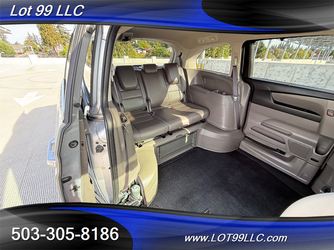 2013 Honda Odyssey EX-L WHEELCHAIR VAN Heated Leather 30 " Power Ramp Kneeling Dual Power Sliding Doors Power Hatch BackUp Camera Moon Roof - Photo 5 - Milwaukie, OR 97267