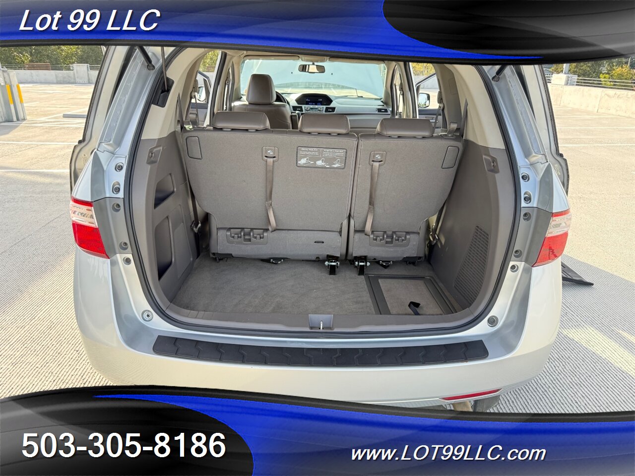 2013 Honda Odyssey EX-L WHEELCHAIR VAN Heated Leather 30 " Power Ramp Kneeling Dual Power Sliding Doors Power Hatch BackUp Camera Moon Roof - Photo 26 - Milwaukie, OR 97267