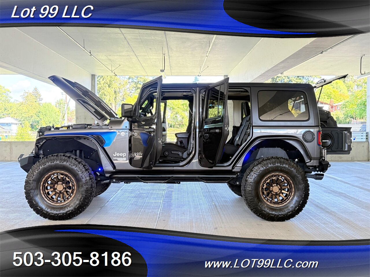 2020 Jeep Wrangler Unlimited S 4x4 32k Miles 376Hp RIPP Supercharged Lifted Hard Top Winch Bumpers DV8 Hood - Photo 18 - Milwaukie, OR 97267