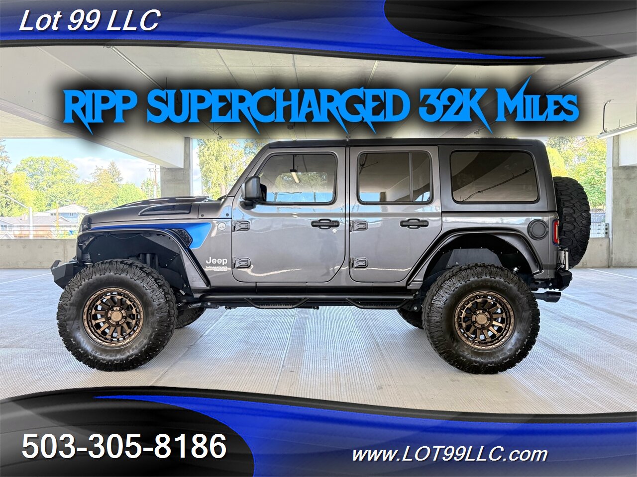 2020 Jeep Wrangler Unlimited S 4x4 32k Miles 376Hp RIPP Supercharged Lifted Hard Top Winch Bumpers DV8 Hood - Photo 1 - Milwaukie, OR 97267