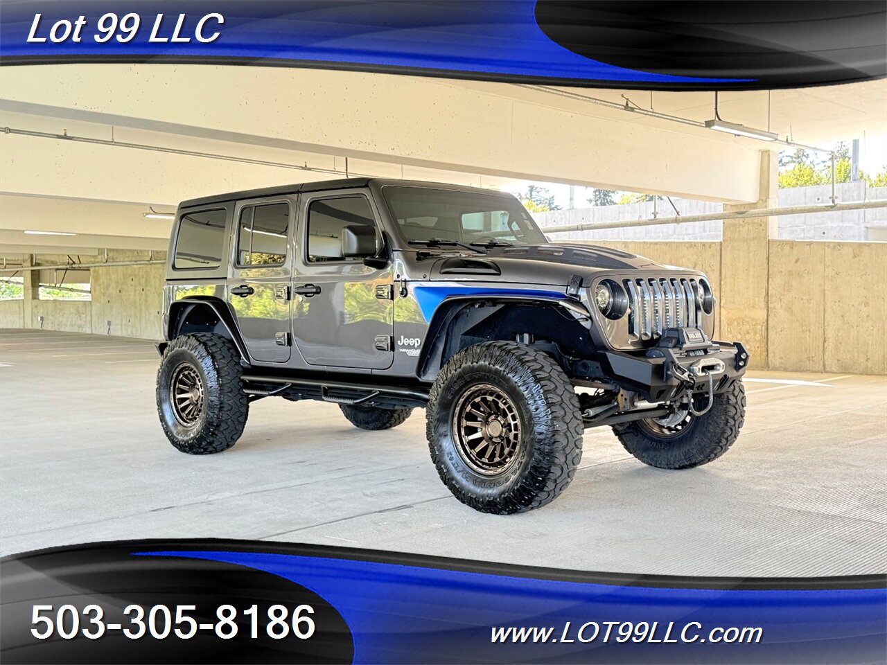 2020 Jeep Wrangler Unlimited S 4x4 32k Miles 376Hp RIPP Supercharged Lifted Hard Top Winch Bumpers DV8 Hood - Photo 4 - Milwaukie, OR 97267