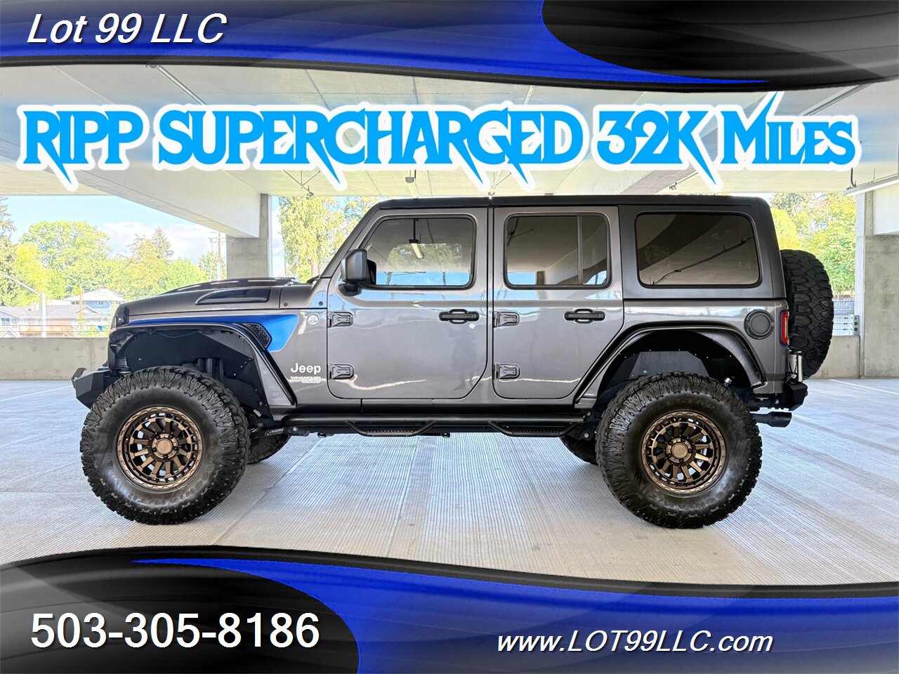 2020 Jeep Wrangler Unlimited S 4x4 32k Miles 376Hp RIPP Supercharged Lifted Hard Top Winch Bumpers DV8 Hood - Photo 68 - Milwaukie, OR 97267