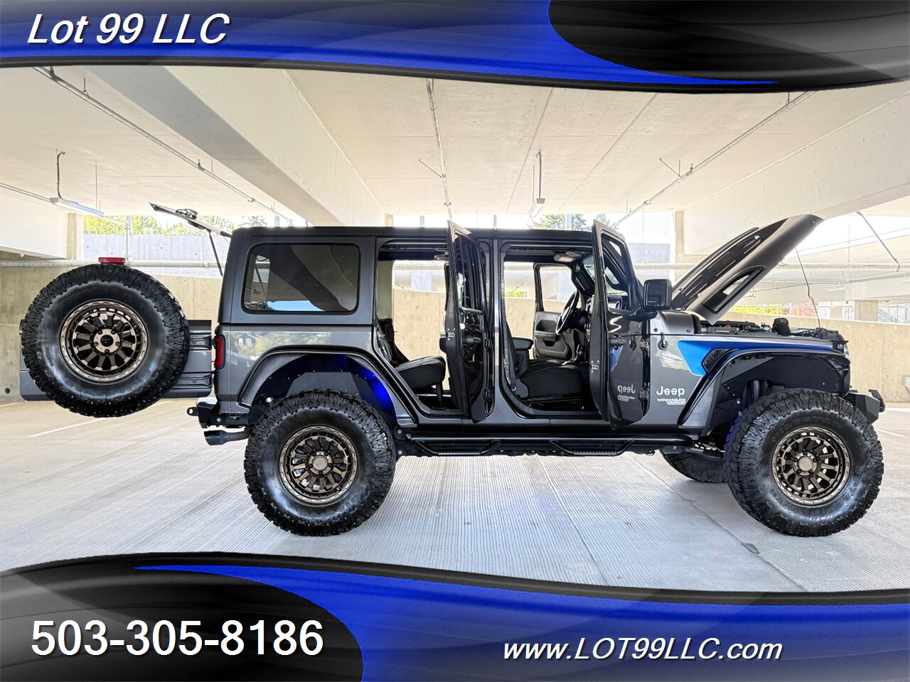 2020 Jeep Wrangler Unlimited S 4x4 32k Miles 376Hp RIPP Supercharged Lifted Hard Top Winch Bumpers DV8 Hood - Photo 19 - Milwaukie, OR 97267