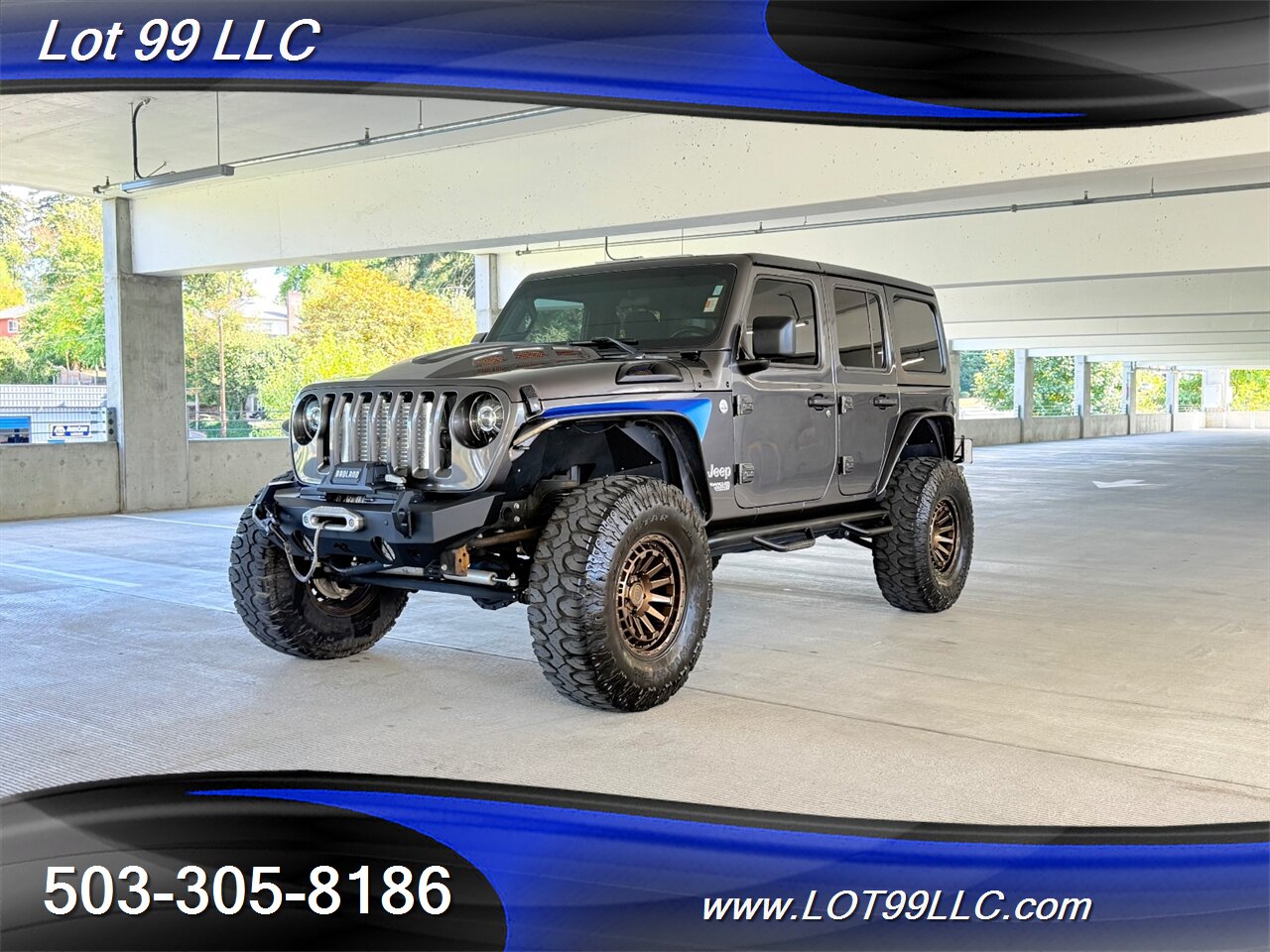 2020 Jeep Wrangler Unlimited S 4x4 32k Miles 376Hp RIPP Supercharged Lifted Hard Top Winch Bumpers DV8 Hood - Photo 2 - Milwaukie, OR 97267