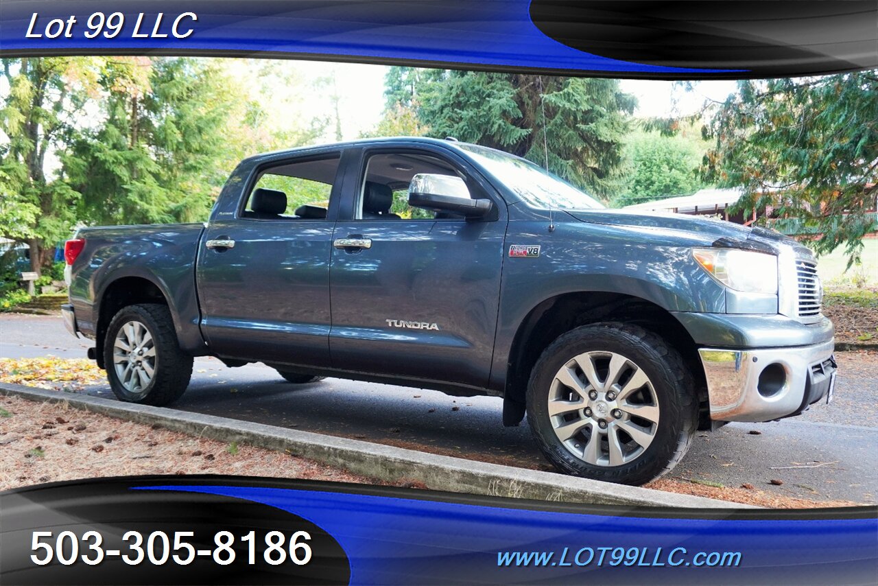 2010 Toyota Tundra Limited 4x4 V8 5.7L Auto Heated Leather Seats Moon  Roof Premium Wheels NEW TIRES Local Trade Super Clean - Photo 6 - Milwaukie, OR 97267