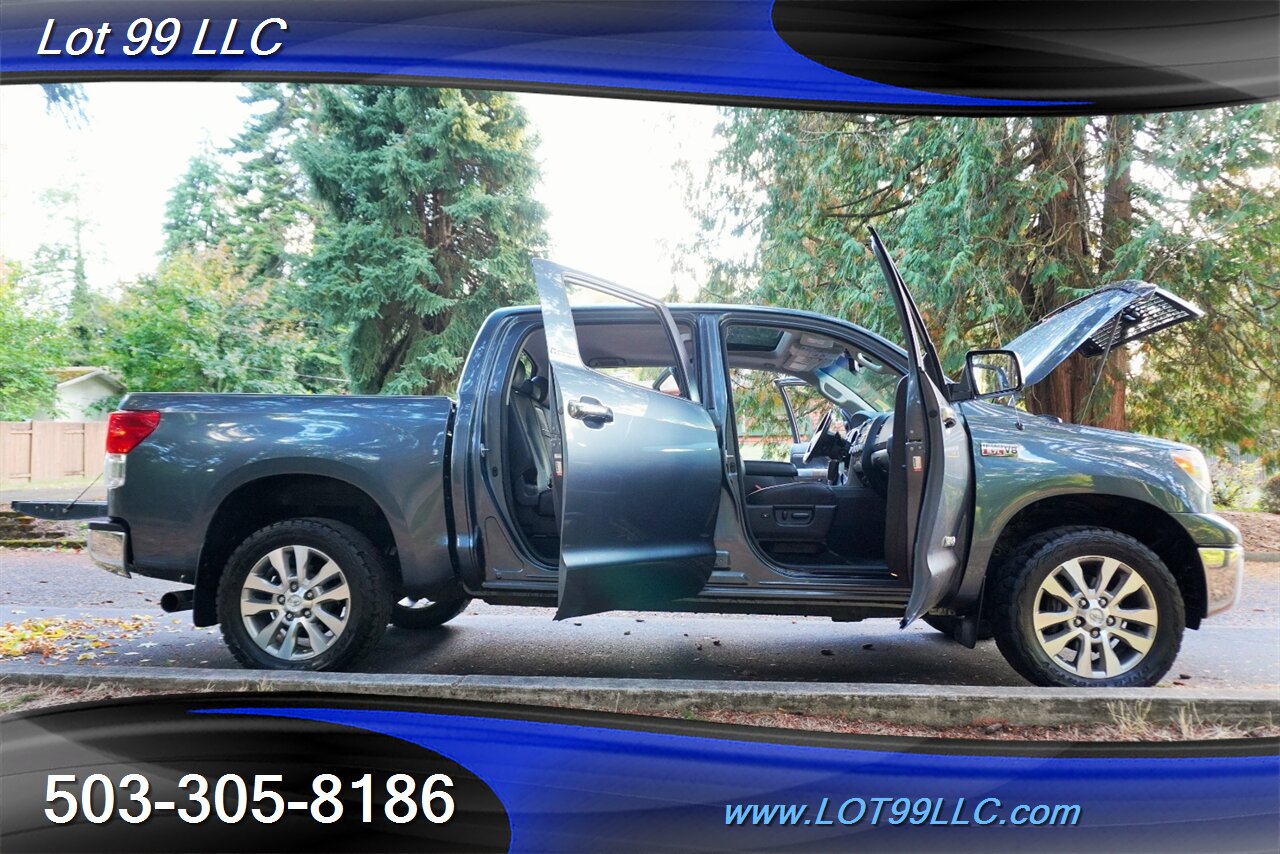 2010 Toyota Tundra Limited 4x4 V8 5.7L Auto Heated Leather Seats Moon  Roof Premium Wheels NEW TIRES Local Trade Super Clean - Photo 29 - Milwaukie, OR 97267