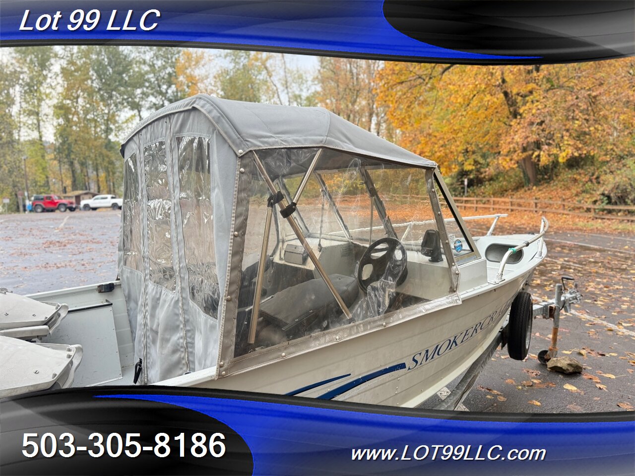 2004 SMOKER CRAFT TRACER 16' Fishermans Canvas Top 25hp Honda New Seats Lowrance Fishfinder Drop Curtain  Like: Alaskan Pro Osprey Lund Lodge - Photo 40 - Milwaukie, OR 97267