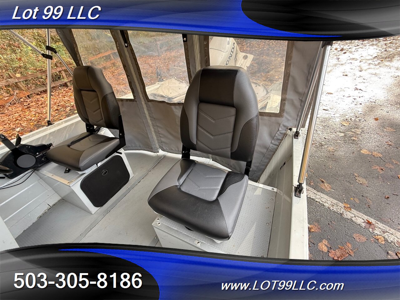 2004 SMOKER CRAFT TRACER 16' Fishermans Canvas Top 25hp Honda New Seats Lowrance Fishfinder Drop Curtain  Like: Alaskan Pro Osprey Lund Lodge - Photo 44 - Milwaukie, OR 97267