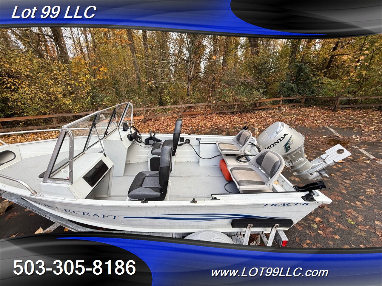 2004 SMOKER CRAFT TRACER 16' Fishermans Canvas Top 25hp Honda New Seats Lowrance Fishfinder Drop Curtain  Like: Alaskan Pro Osprey Lund Lodge - Photo 61 - Milwaukie, OR 97267