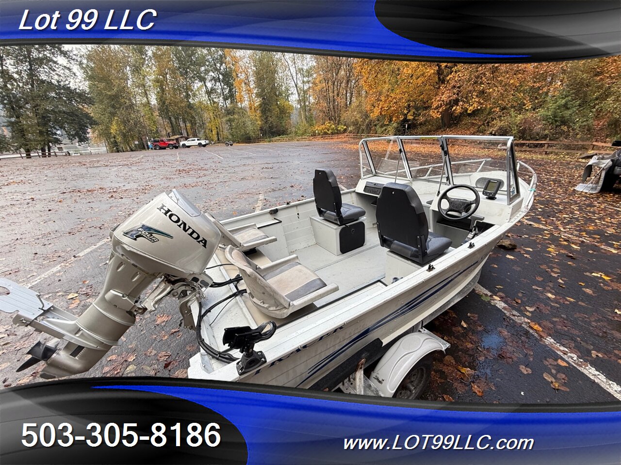 2004 SMOKER CRAFT TRACER 16' Fishermans Canvas Top 25hp Honda New Seats Lowrance Fishfinder Drop Curtain  Like: Alaskan Pro Osprey Lund Lodge - Photo 59 - Milwaukie, OR 97267