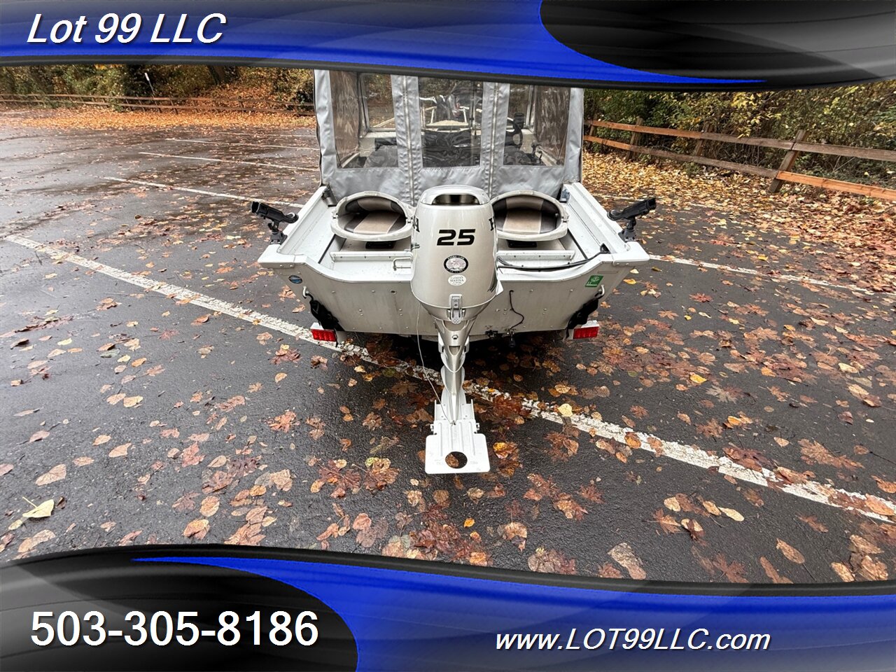 2004 SMOKER CRAFT TRACER 16' Fishermans Canvas Top 25hp Honda New Seats Lowrance Fishfinder Drop Curtain  Like: Alaskan Pro Osprey Lund Lodge - Photo 17 - Milwaukie, OR 97267