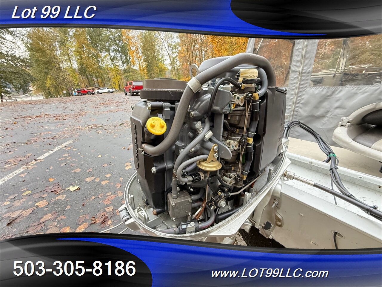 2004 SMOKER CRAFT TRACER 16' Fishermans Canvas Top 25hp Honda New Seats Lowrance Fishfinder Drop Curtain  Like: Alaskan Pro Osprey Lund Lodge - Photo 33 - Milwaukie, OR 97267