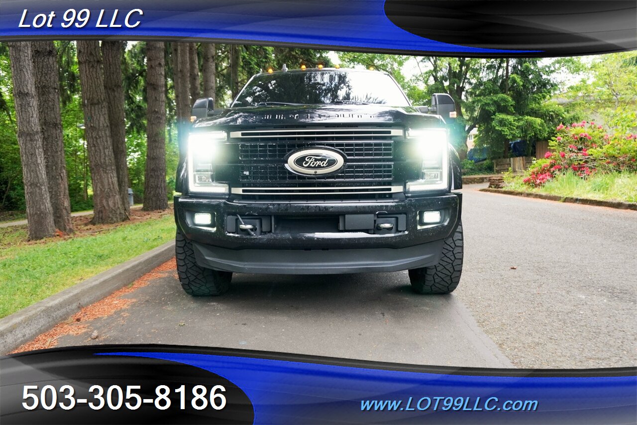2019 Ford F-450 Platinum 4X4 Dually 6.7L Power Stroke HEATED AC  Leather Seats Pano Roof GPS LIFTED 22 Wheels Newer Tires - Photo 6 - Milwaukie, OR 97267