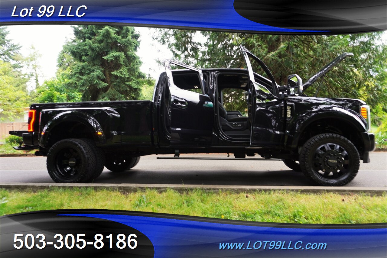 2019 Ford F-450 Platinum 4X4 Dually 6.7L Power Stroke HEATED AC  Leather Seats Pano Roof GPS LIFTED 22 Wheels Newer Tires - Photo 28 - Milwaukie, OR 97267