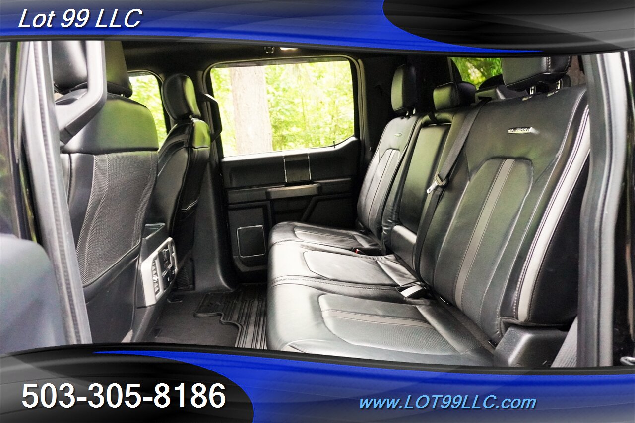 2019 Ford F-450 Platinum 4X4 Dually 6.7L Power Stroke HEATED AC  Leather Seats Pano Roof GPS LIFTED 22 Wheels Newer Tires - Photo 14 - Milwaukie, OR 97267