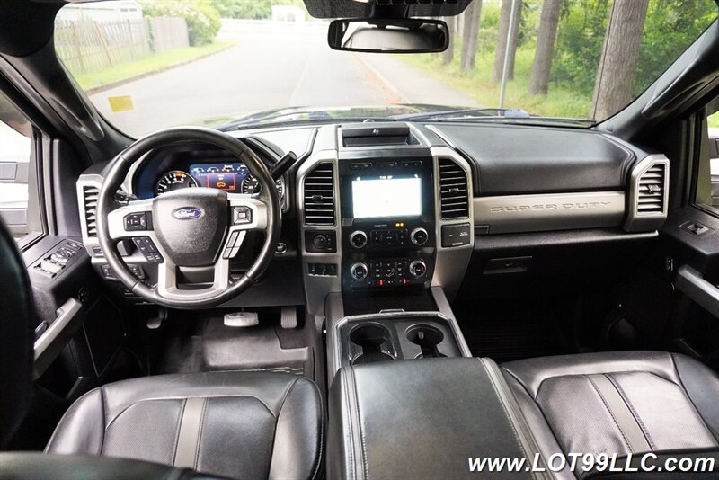 2019 Ford F-450 Platinum 4X4 Dually 6.7L Power Stroke HEATED AC  Leather Seats Pano Roof GPS LIFTED 22 Wheels Newer Tires